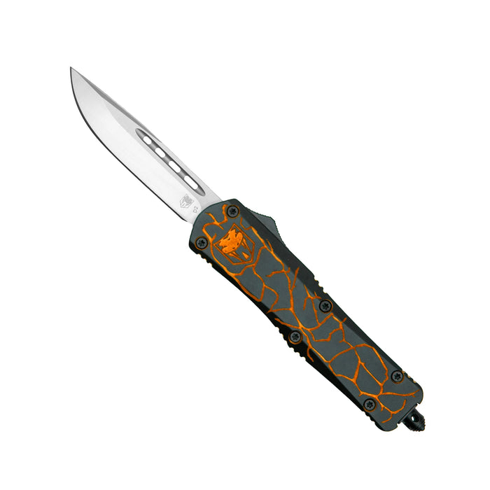 CobraTec Medium FS-3 Fractured Cerakote Black/Orange
