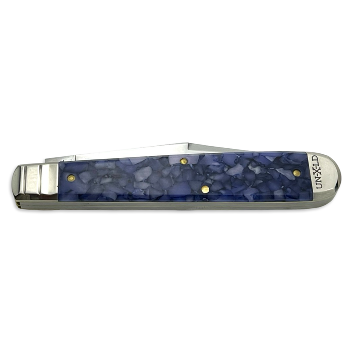 Great Eastern Cutlery 871223 - Northfield UNXLD English Jack Royal Blue Acrylic
