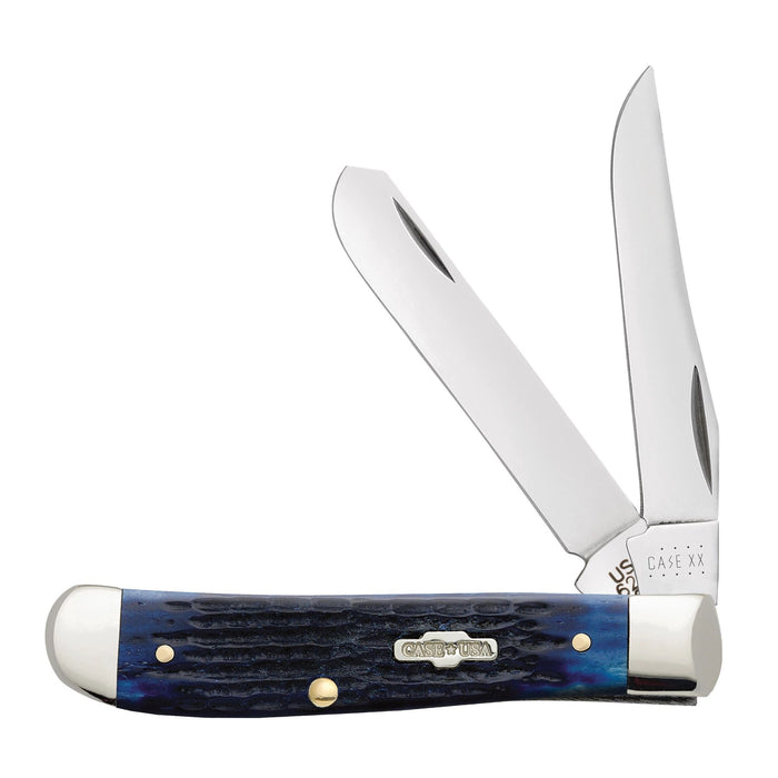 Case 02838 - Blue Bone Rogers Corn Cob Jig Mini Trapper (6207 SS)