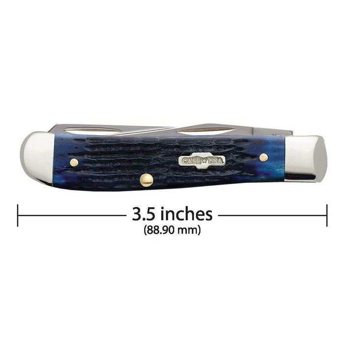 Case 02838 - Blue Bone Rogers Corn Cob Jig Mini Trapper (6207 SS)