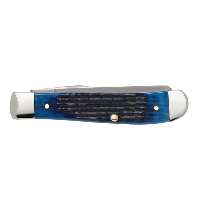 Case 02838 - Blue Bone Rogers Corn Cob Jig Mini Trapper (6207 SS)