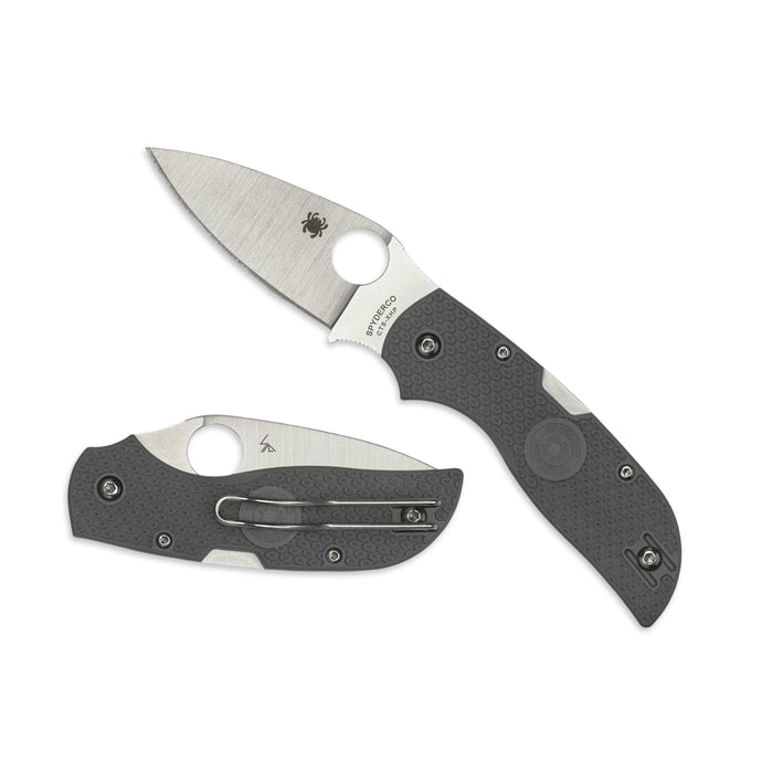 Spyderco C152PGY - Chaparral Gray Lightweight Plainedge