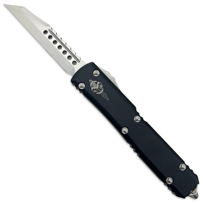 Microtech 119W-10S - Ultratech Warhound Signature Series Stonewash Standard **USED**