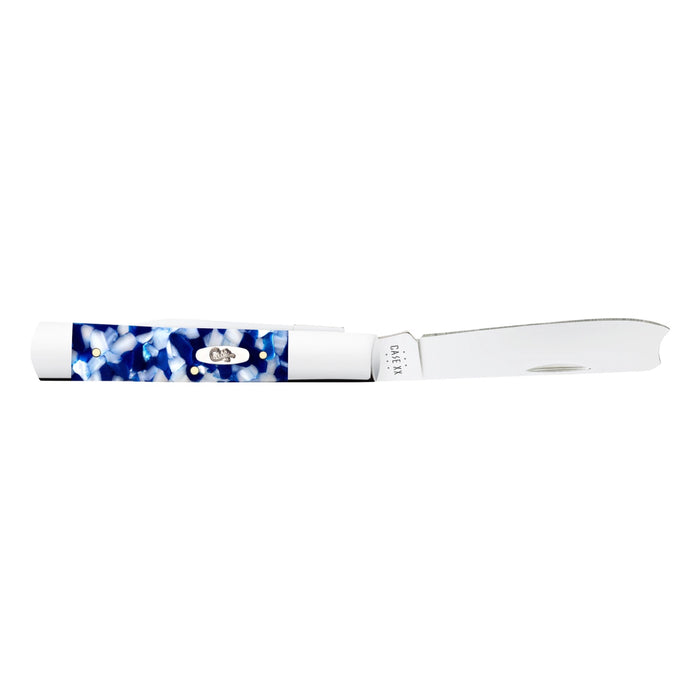 Case 50727 - Blue Crackle Kirinite Smooth Razor (102005RAZ SS)