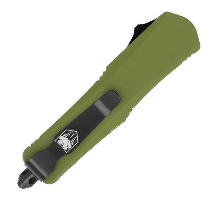 CobraTec Small FS-3 OD Green Drop Point Serrated