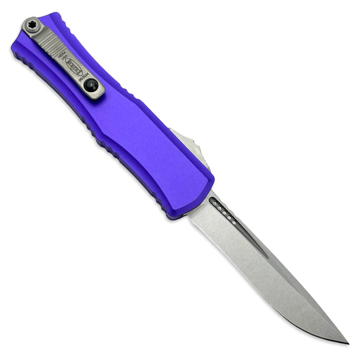 Microtech 1705M-10PU - Hera II Mini Recurve Purple Stonewash Standard