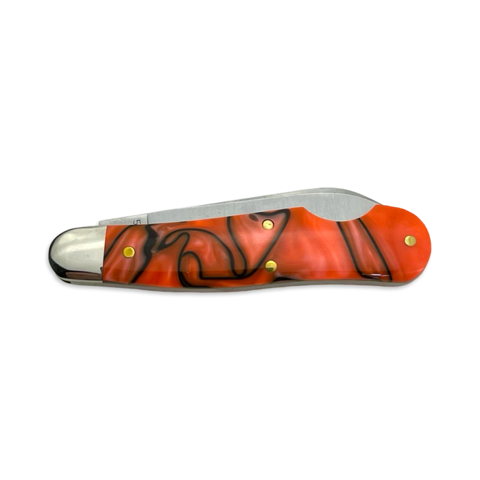 Great Eastern Cutlery 562123EO - Dogleg Jack Orange Scramble