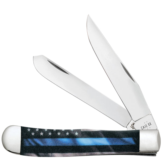 Case 09578 - Blue Line CCI White Synthetic Smooth Trapper  (4254 SS)