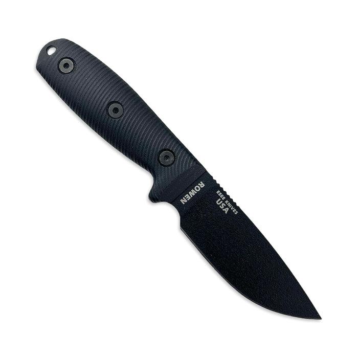 ESEE 3PMB-001 - Black Blade Black G10 3D Handle w/ Black Sheath