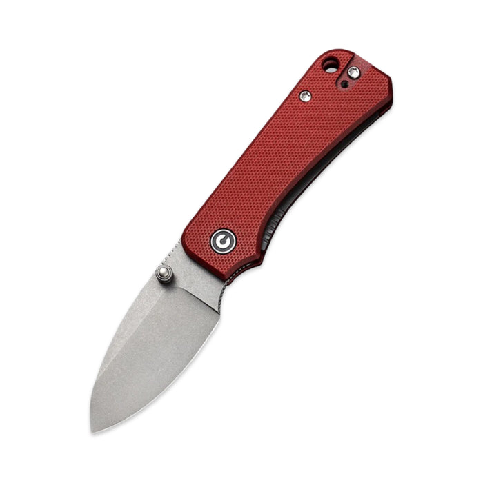 Civivi C19068S-6 - Baby Banter Burgundy Thumb Stud Knife