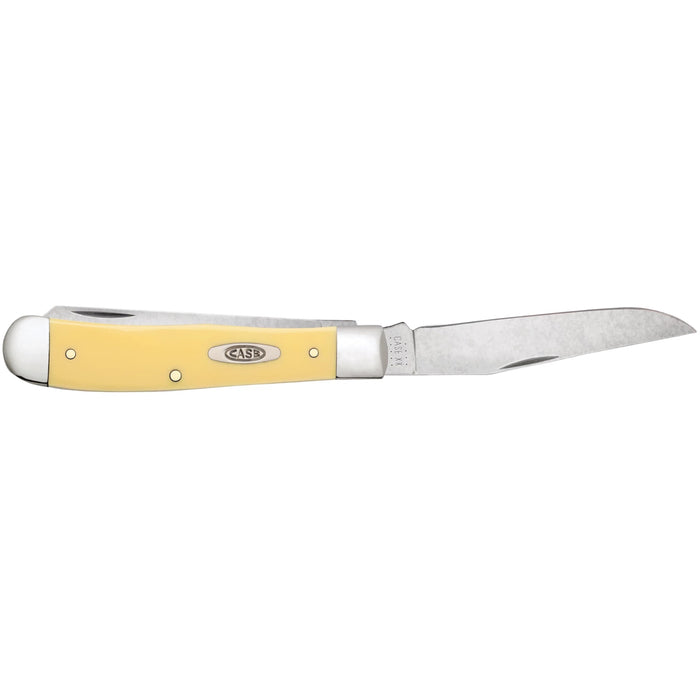 Case 30114 - Yellow Synthetic Smooth Trapper w/ Clip (3254C CS)