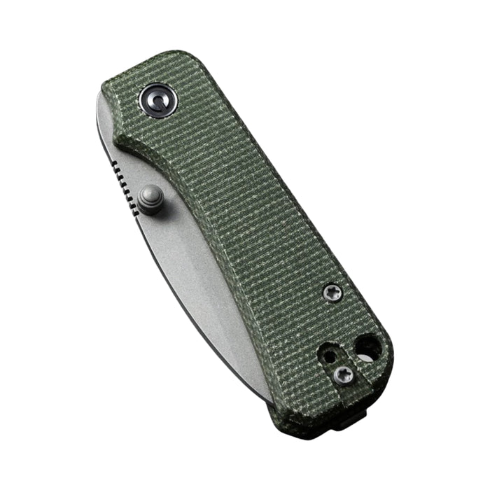 Civivi C19068SB-1 - Baby Banter Green Micarta Thumb Stud Knife