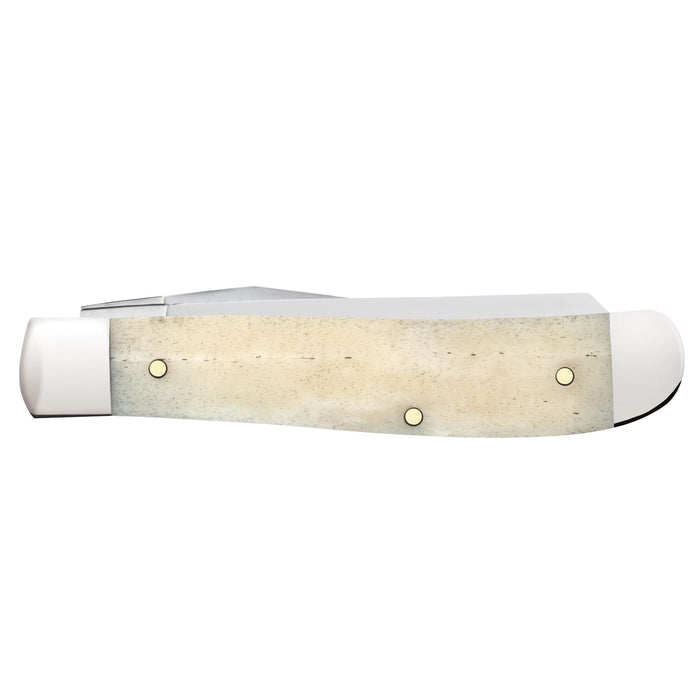 Case 10718 - John Wayne Natural Bone Smooth Mini Trapper (6207 SS)