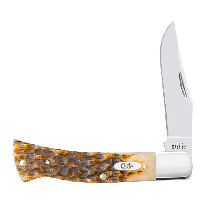 Case 10799 - Amber Peach Seed Jig Case Axe Handle (BR61135 SS)