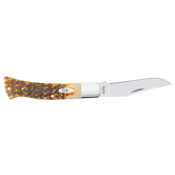 Case 10799 - Amber Peach Seed Jig Case Axe Handle (BR61135 SS)