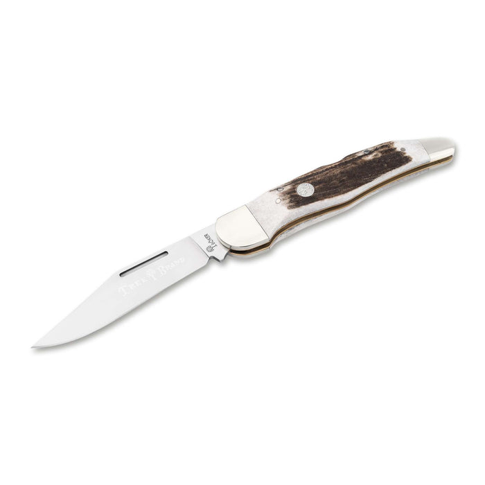 Boker Traditional Series 2.0 Folding Hunter One Blade Stag D2