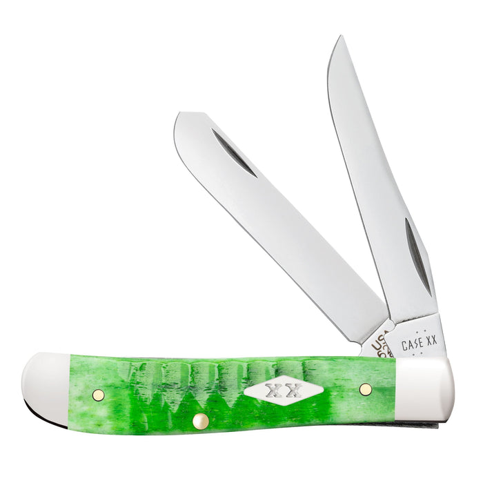Case 11441 - Bright Green Bone Gator Jig Mini Trapper (6207 SS)