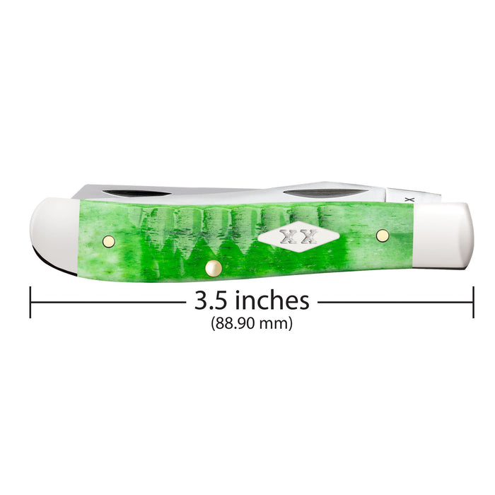 Case 11441 - Bright Green Bone Gator Jig Mini Trapper (6207 SS)