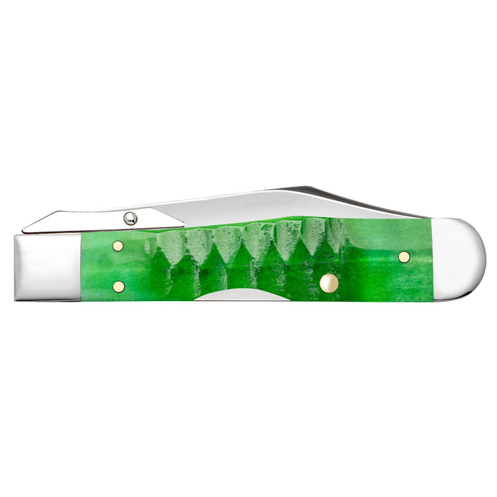 Case 11446 - Bright Green Bone Gator Jig Cheetah Cub (611 1/2L SS)