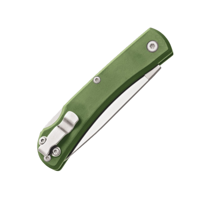 Bear & Son OD Green Small Locking Farmhand w/ Clip