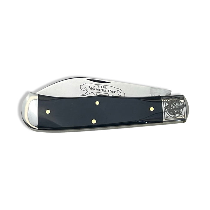 Schatt & Morgan Buffalo Horn "Wampus Cats" Embellished Bolster