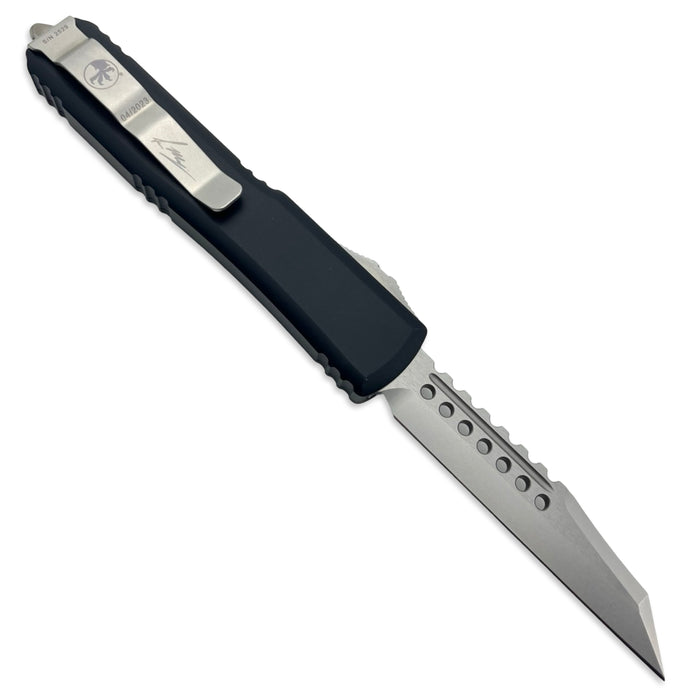 Microtech 119W-10S - Ultratech Warhound Signature Series Stonewash Standard **USED**