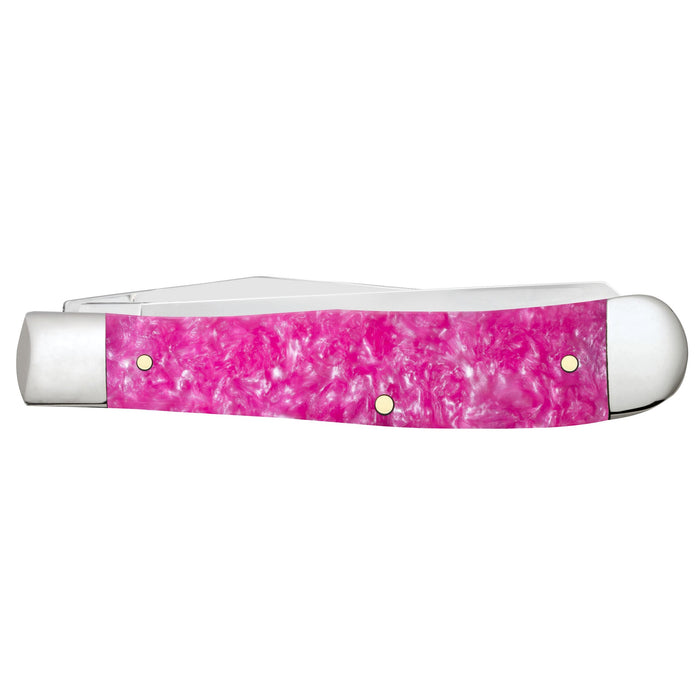 Case 16160 - Pink Crackle Kirinite Smooth Trapper (10254 SS)