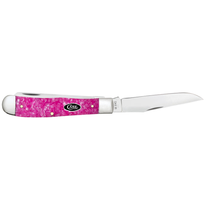 Case 16160 - Pink Crackle Kirinite Smooth Trapper (10254 SS)