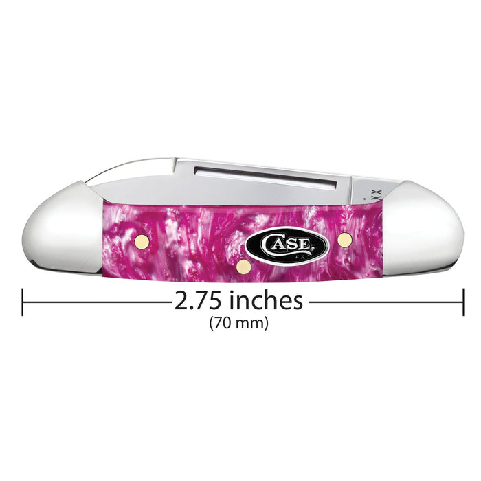 Case 16164 - Pink Crackle Kirinite Smooth Baby Butterbean (102132 SS)