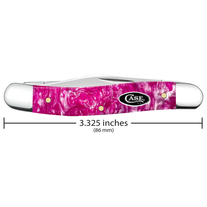 Case 16165 - Pink Crackle Kirinite Smooth Medium Pen (102087 SS)