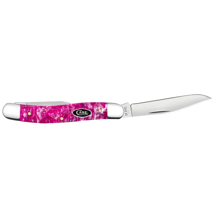 Case 16165 - Pink Crackle Kirinite Smooth Medium Pen (102087 SS)