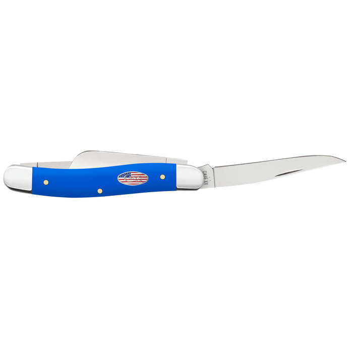 Case 16402 - Royal Blue Synthetic Smooth Medium Stockman (4318 SS)