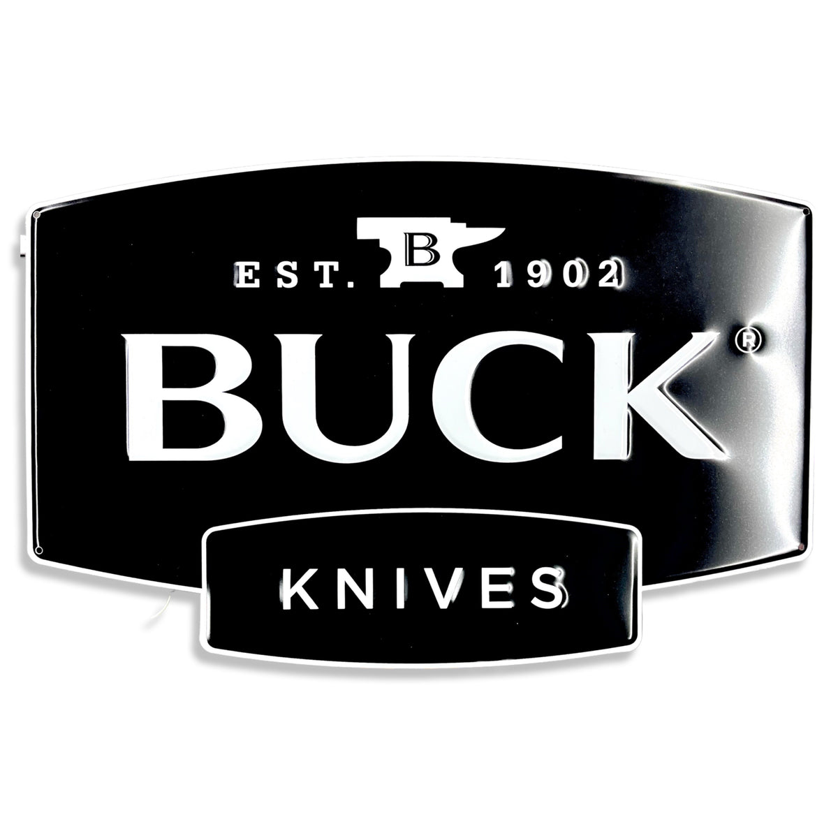 Buck Aluminum Sign 11.5