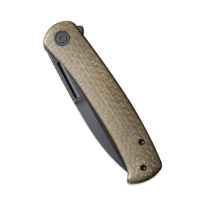 Civivi C21025C-3 - Caetus Flipper Green Burlap Micarta