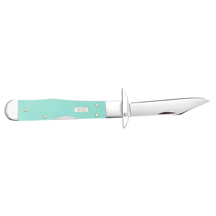 Case 18112 - Seafoam Green G-10 Smooth Cheetah Cub (1011 1/2L SS)