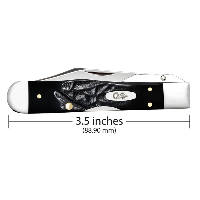 Case 18243 - Black Synthetic Rough Jig Cheetah Cub (611 1/2L SS)