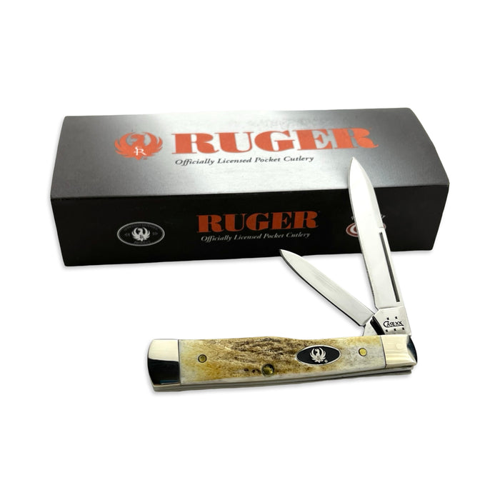 Vintage Case XX Ruger 06533 - Burnt Stag Small Gunstock (5215 SS)