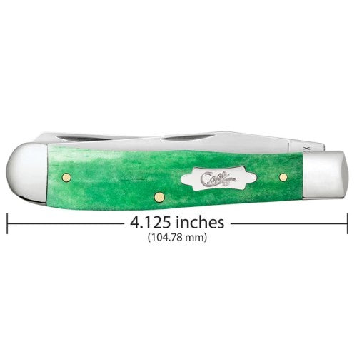 Case 19940 - Emerald Green Bone Smooth Trapper