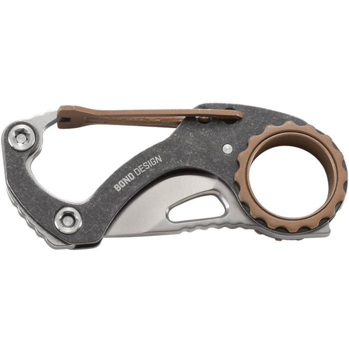 CRKT 9082 - Compano Carabiner Drop Point