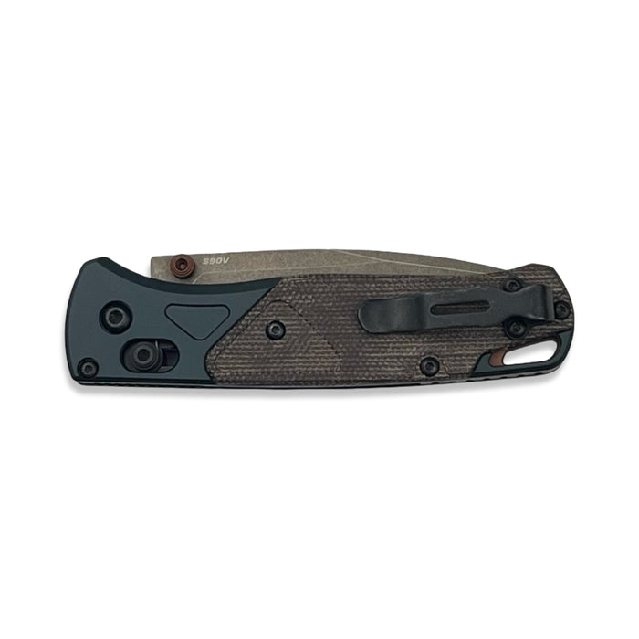 Benchmade 535FE-2602 - Taiga Green Canvas Micarta Bugout
