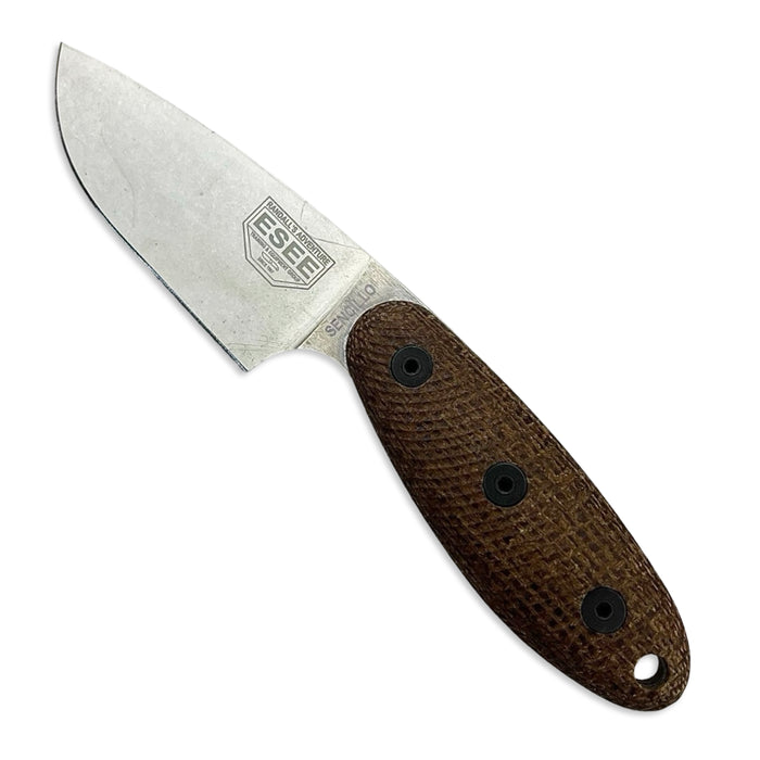 ESEE Sencillo A2 Burlap Micarta