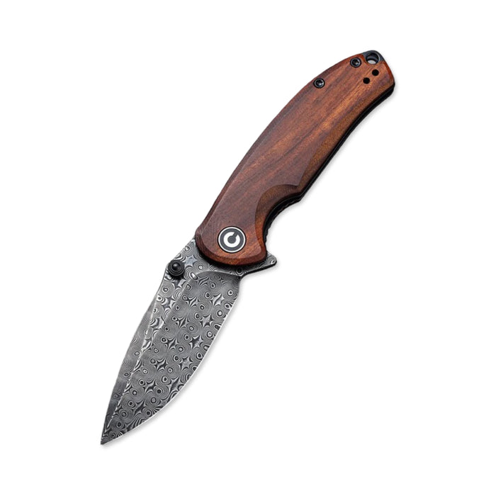 Civivi C2020DS-2 - Pintail Flipper Wood Handle Damascus