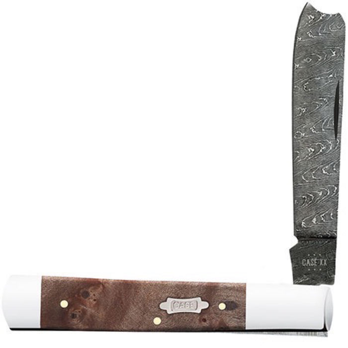 Case 15092 - Natural Maple Burl Wood Smooth Razor (71005RAZ DAM)