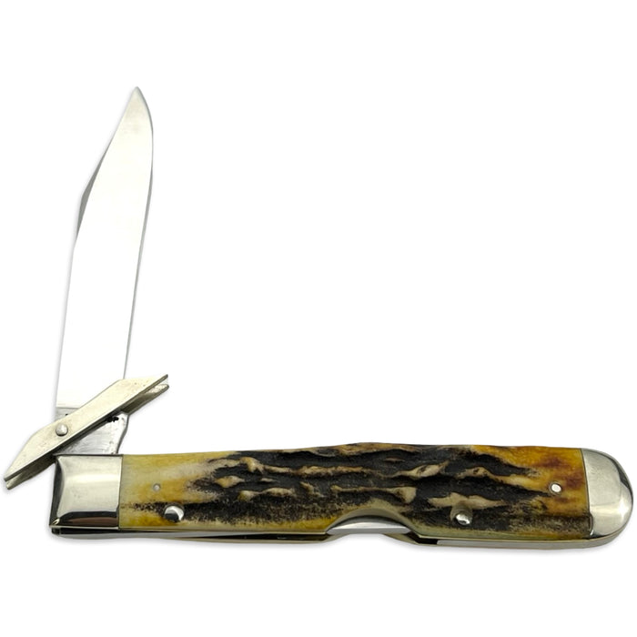 Vintage Case XX 8-Dot Stag Cheetah w/ Wood Box