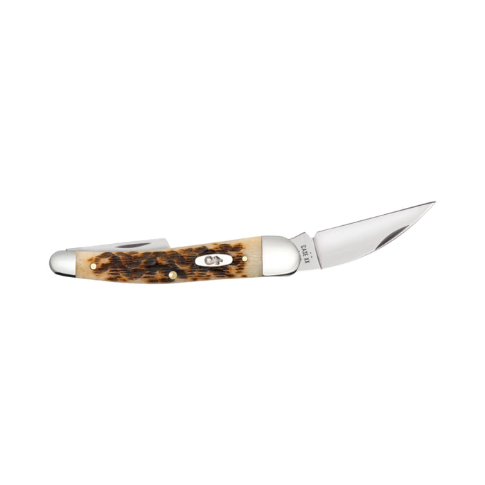 Case 30094 - Amber Bone Peach Seed Jig Seahorse Whittler (6355WH CS)