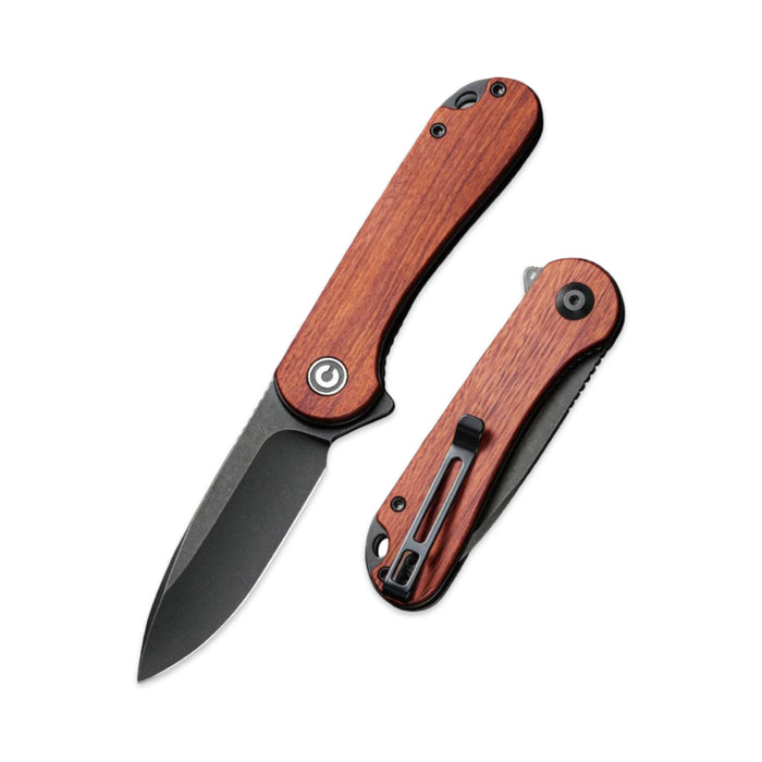 Civivi C907U - Elementum Flipper Wood Handle