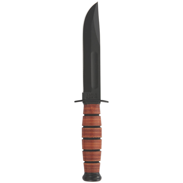 Kabar 1250 - Short USMC Leather Sheath, Straight Edge