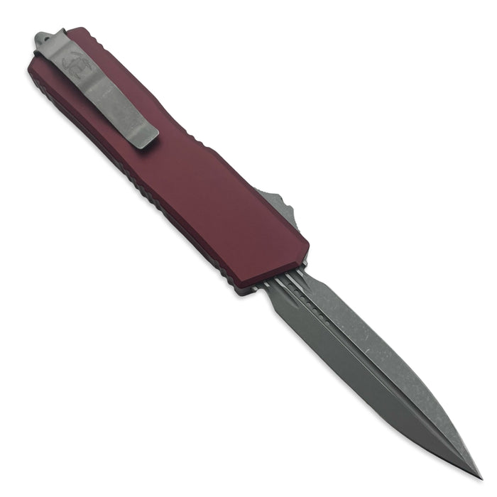 Microtech 1175-10APMR - Scarab II Executive D/E Gen III Merlot Apocalyptic Standard