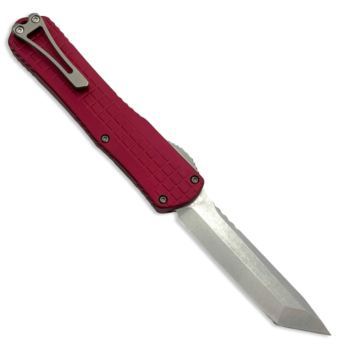 Heretic H031F-2A-RED - Manticore X Tanto Stonewash Red Grenade Grip