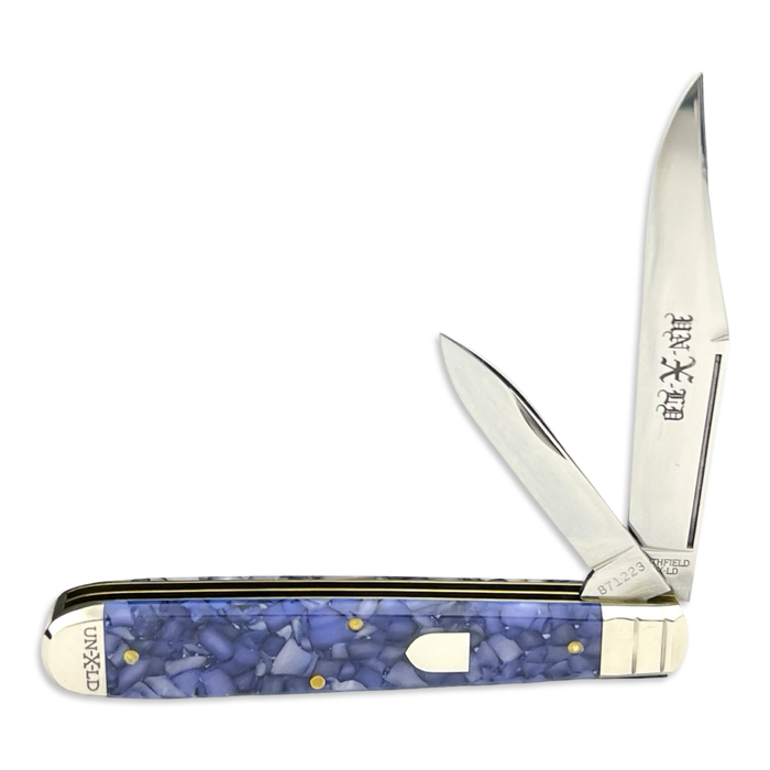 Great Eastern Cutlery 871223 - Northfield UNXLD English Jack Royal Blue Acrylic